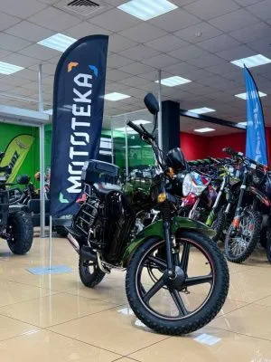 Мопед Мотомир RAID 49.9 (110) (кофр в комплекте. дуги с карманами) камуфляж