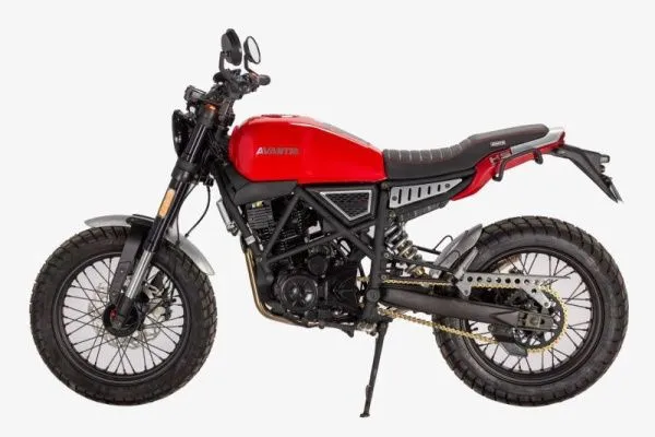 Мотоцикл дорожный Avantis (Авантис) City 250 (Fuego Scrambler 250) красный с ПТС | Мототека