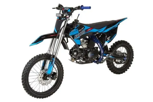 Питбайк Avantis (Авантис) H12 Basic 17/14 чёрный/синий | Мототека