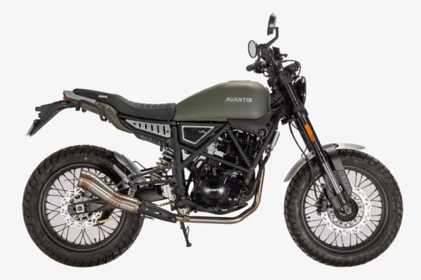 Мотоцикл дорожный Avantis (Авантис) City 250 (Fuego Scrambler 250) хаки с ПТС | Мототека