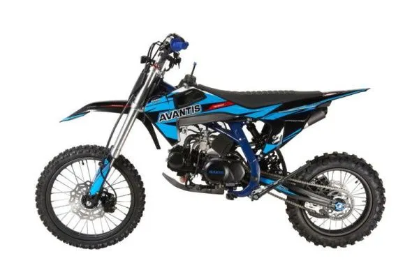 Питбайк Avantis (Авантис) H12 Basic 17/14 чёрный/синий | Мототека