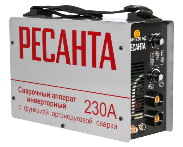 Сварочный аппарат инверторный Ресанта САИ - 230 - АД (аргонодуговой) | Мототека