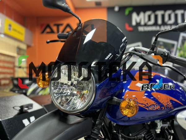 Мотоцикл дорожный BAJAJ (Баджадж) Boxer BM 150 X Disc 5 передач синий с ПТС | Мототека